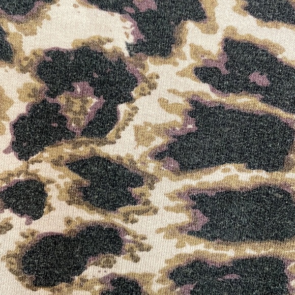 Anthropologie- RD Style Leopard Print Sweatshirt- size M - Picture 3 of 4